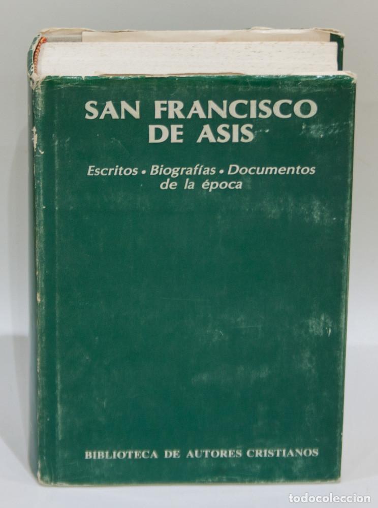Libros de segunda mano: SAN FRANCISCO DE ASIS. ESCRITOS, BIOGRAFIAS, DOCUMENTOS DE LA EPOCA. B.A.C. N&ordm; 399. 2&ordf; EDICION 1980