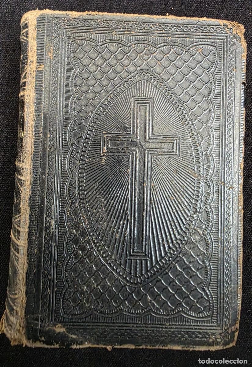 Libros de segunda mano: L.324 Oficio de la Semana Santa y Pascua de Resurrecci&oacute;n 1885 devocionario antiguo Barcelona