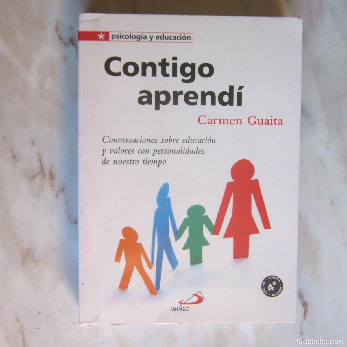 Libros de segunda mano: CONTIGO APREND&Iacute; - CARMEN GUAITA (SAN PABLO) MANUAL PSICOLOG&Iacute;A