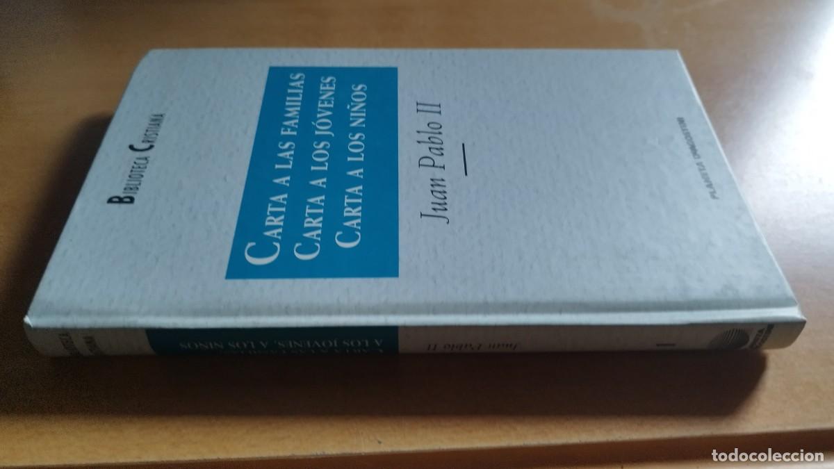 Libros de segunda mano: CARTA A LAS FAMILIAS CARTA A LOS JOVENES CARTA A LOS NI&Ntilde;OS / JUAN PABLO II / CONS 607-13 / PLA