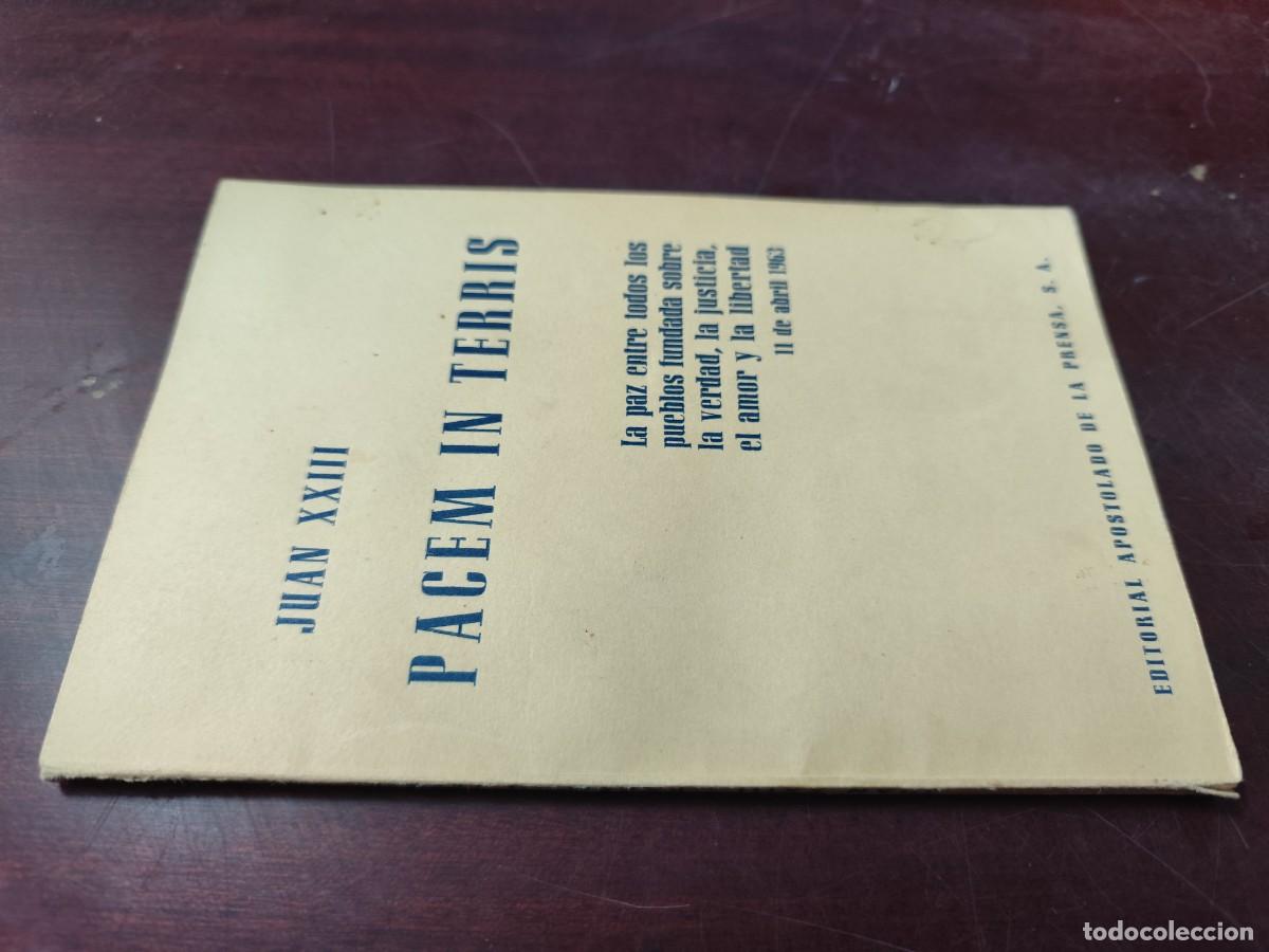 Libros de segunda mano: PACEM IN TERRIS / JUAN XXIII / CJA 437
