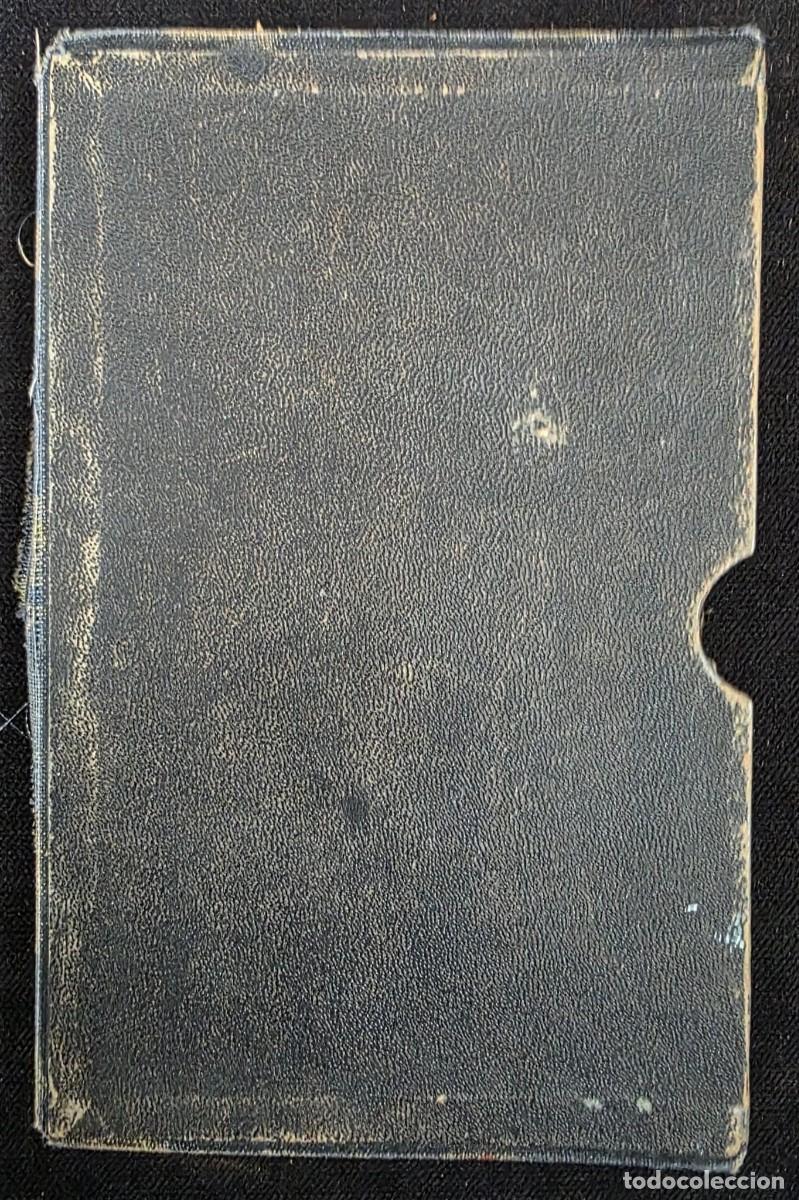 Livros em segunda m&atilde;o: L.330 Devocionario manuscrito antiguo con funda religiosa siglo XIX oraci&oacute;n Acto de Contrici&oacute;n