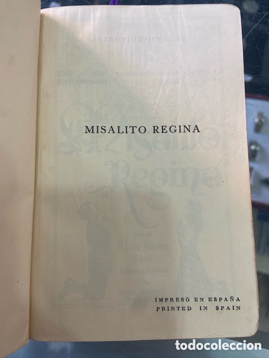 Libros de segunda mano: Misalito Regina. edicion 1953, - Foto 7