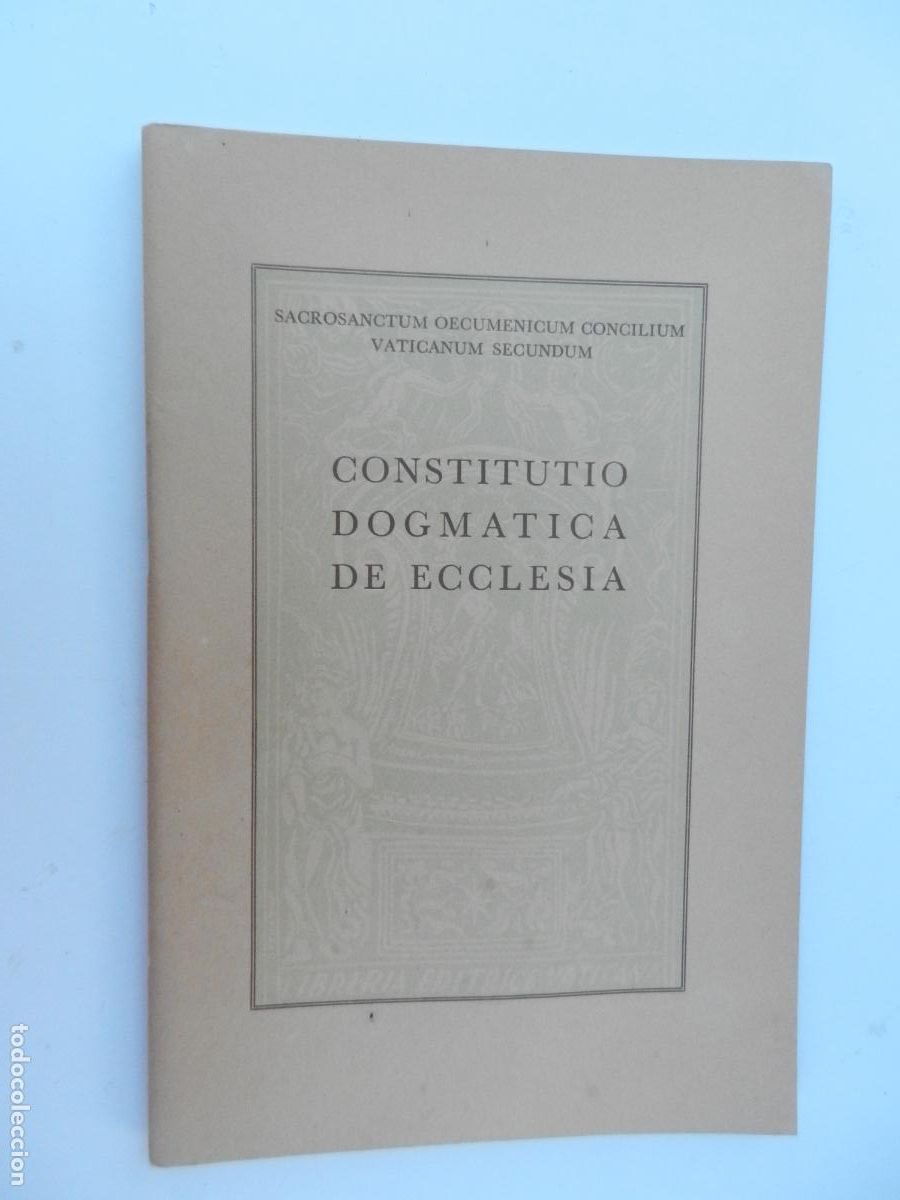 Libros de segunda mano: CONSTITUTIO DOGMATICA DE ECCLESIA - 1964.