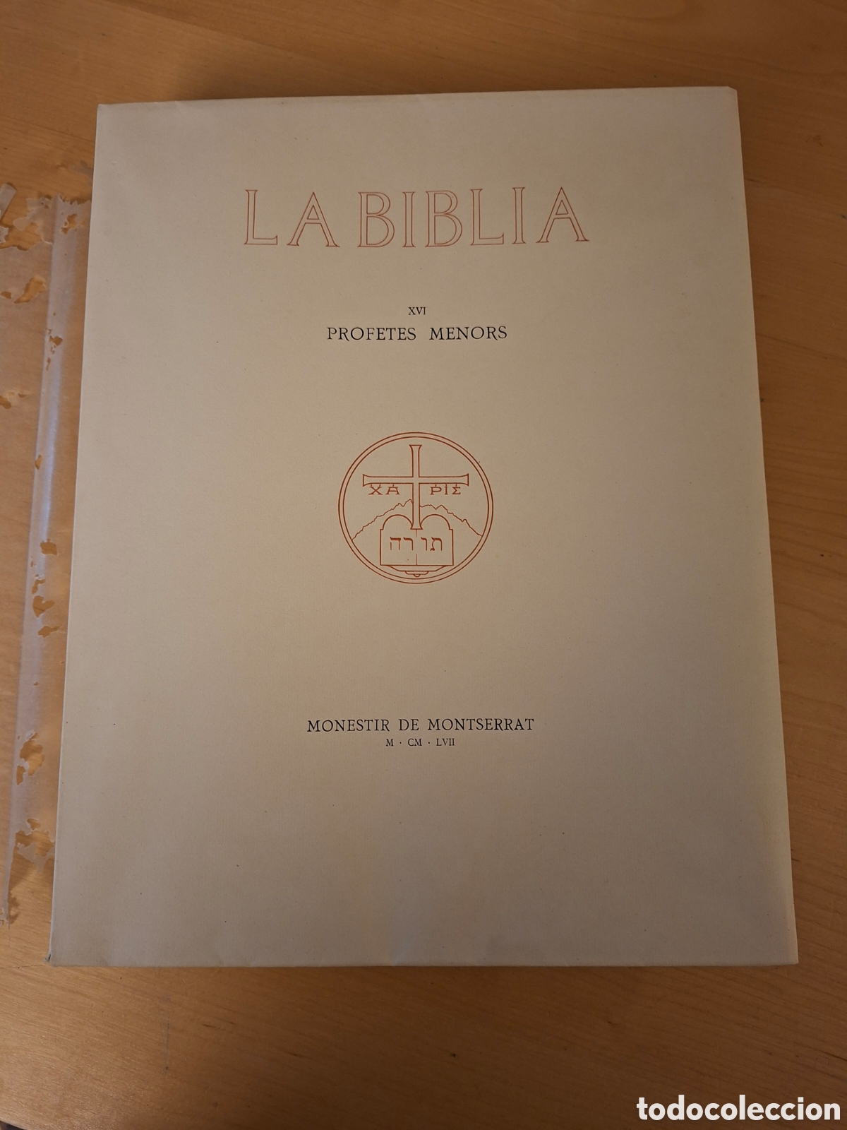Libros de segunda mano: La Biblia XVI Monastir de Montserrat