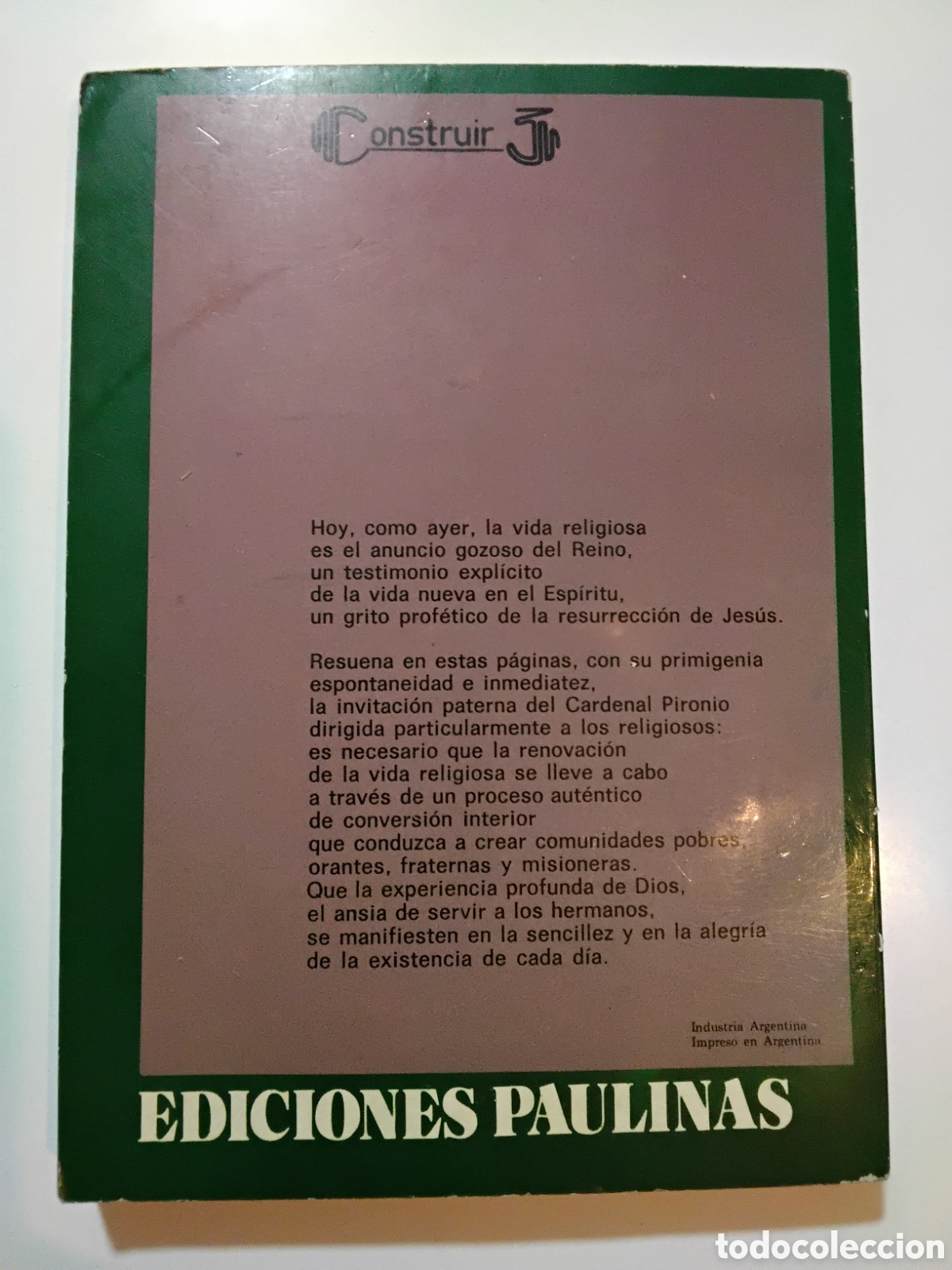 Libros de segunda mano: CARD. EDUARDO PIRONIO &mdash; ALEGRES EN LA ESPERANZA &mdash; EDICIONES PAULINAS &mdash; 1981 - Foto 2