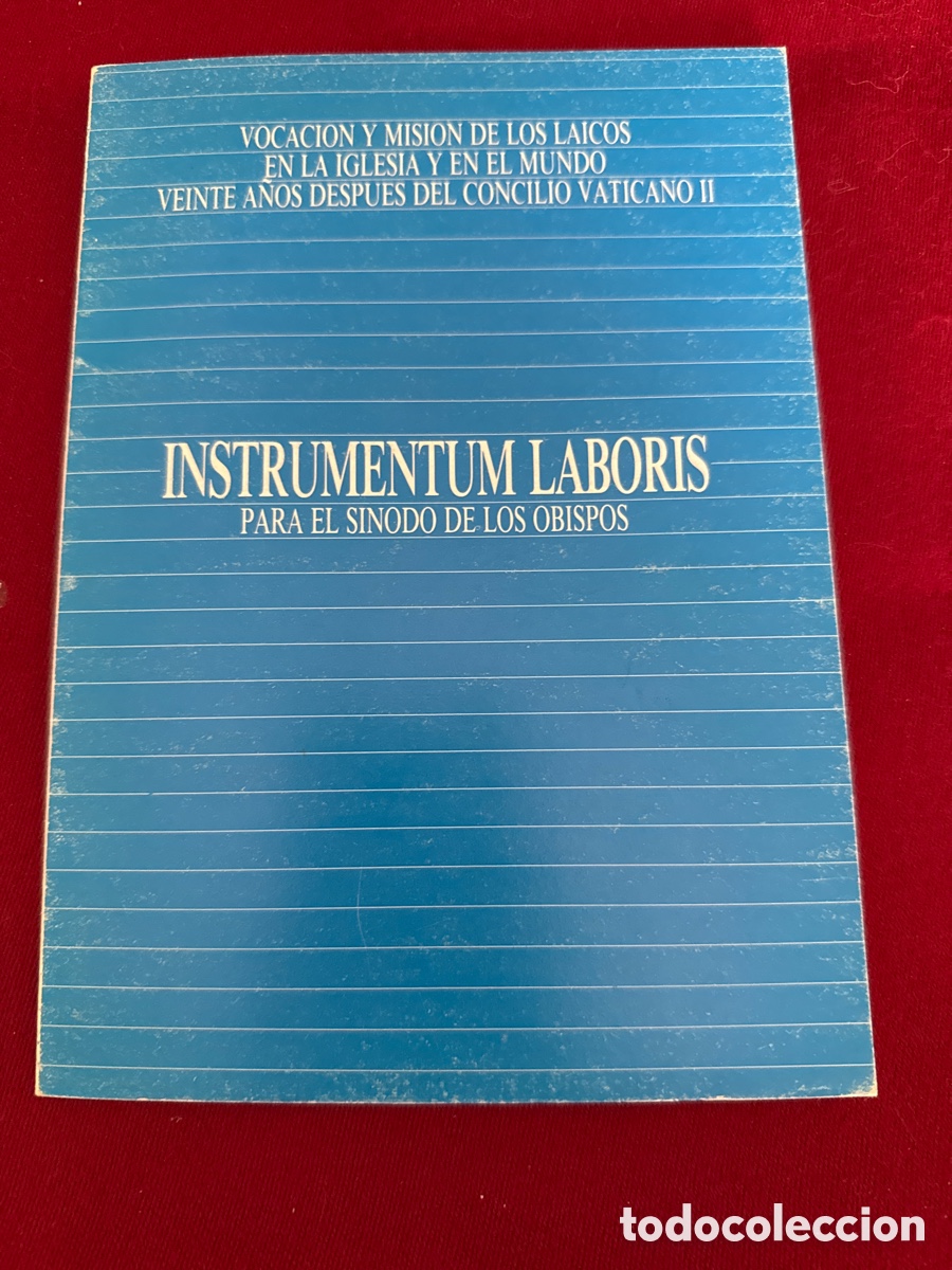 Libros de segunda mano: Instrumentum Laboris para el S&iacute;nodo de los Obispos.