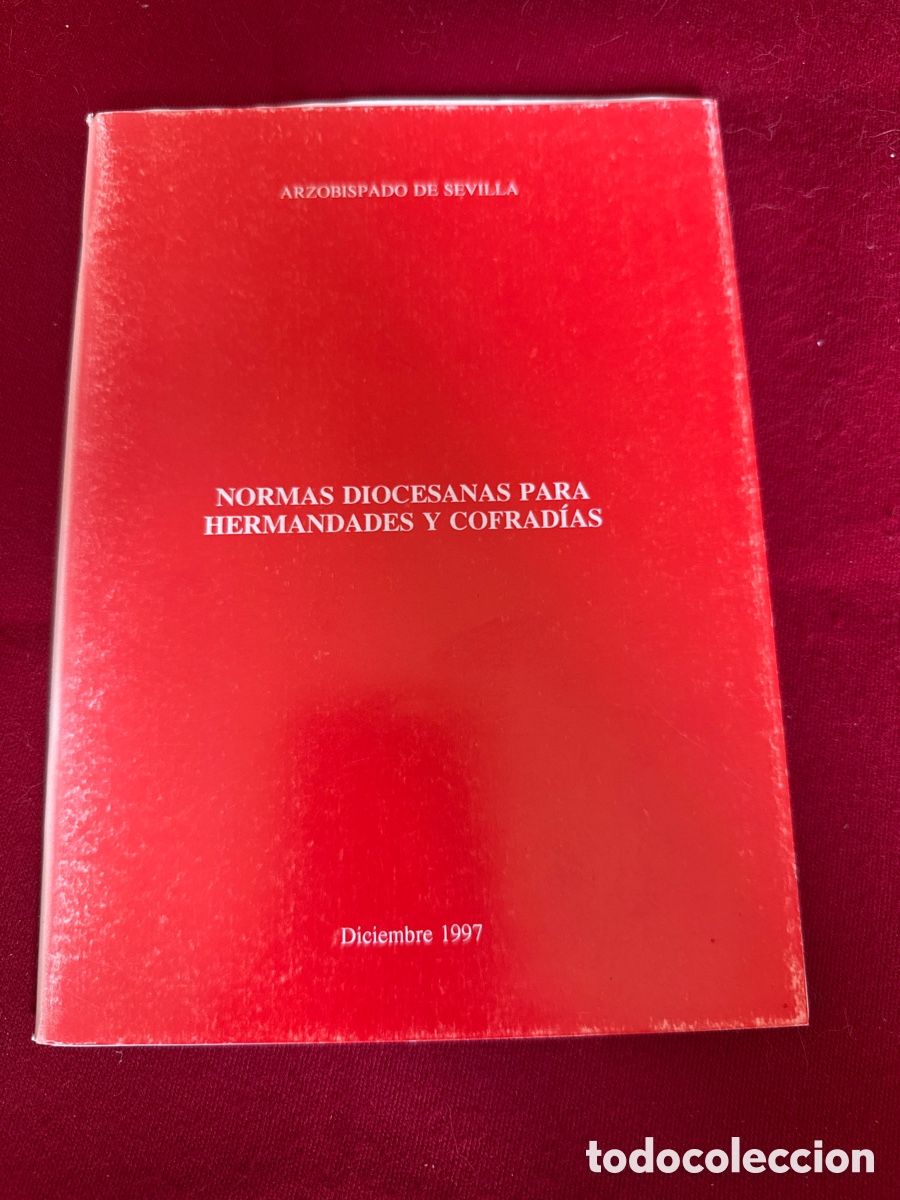 Libros de segunda mano: Normas Diocesanas para Hermandades y Cofrad&iacute;as. 1997.