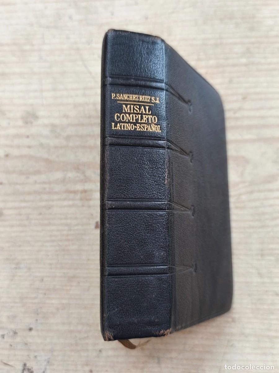 Libros de segunda mano: Misal completo latino-espa&ntilde;ol - Valent&iacute;n M. S&aacute;nchez Ruiz - 1954
