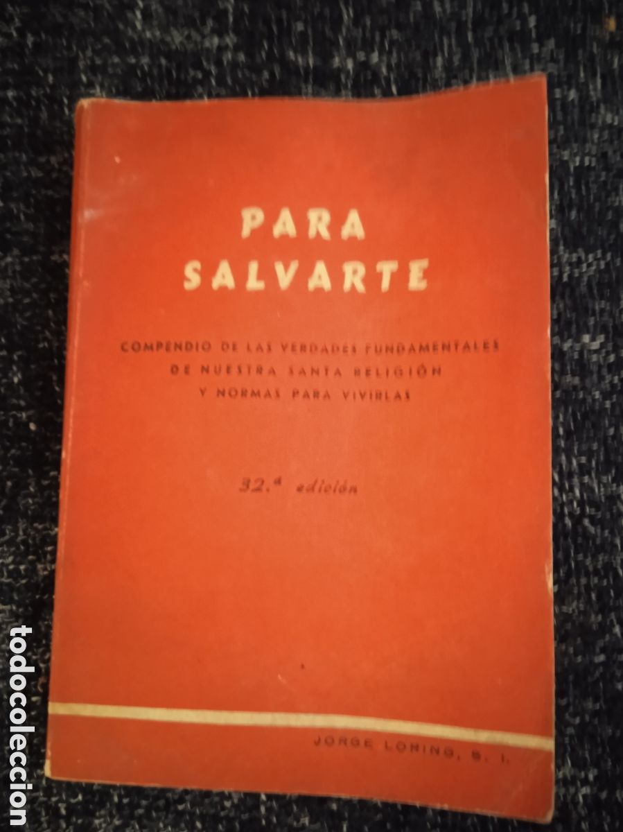 Libros de segunda mano: PARA SALVARTE. / JORGE LORING. S. I.