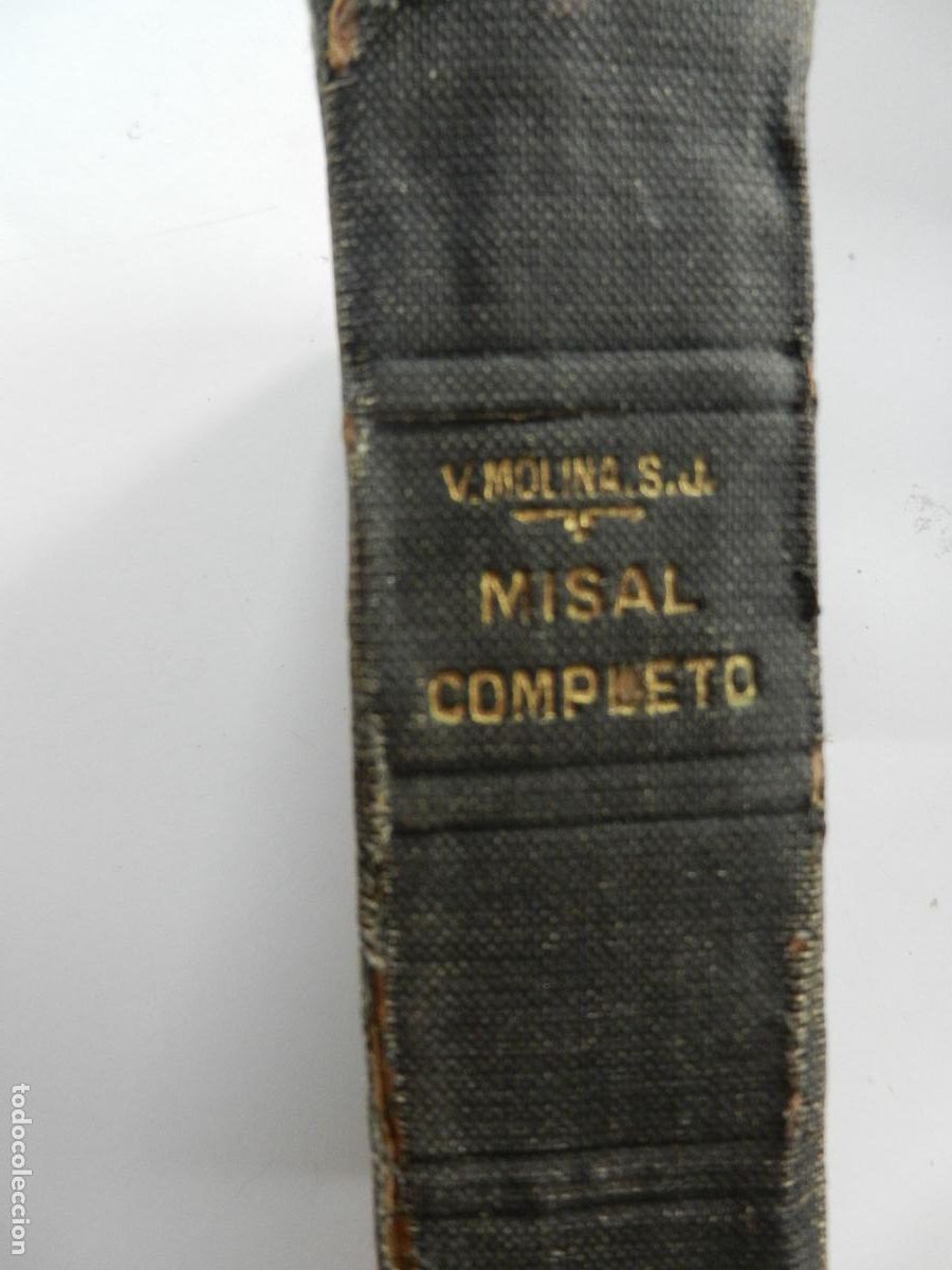 Libros de segunda mano: MISAL COMPLETO - VICENTE MOLINA - EDITORIAL HISPANIA 1951.