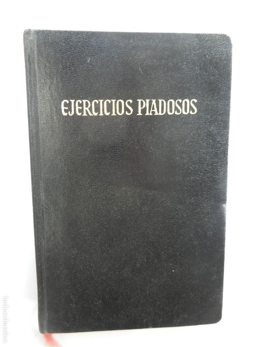Libros de segunda mano: EJERCICIOS PIADOSOS - DEVOCIONARIO - P. LUIS RIBERA - LETRA GRANDE - EDITORIAL REGINA 1989.
