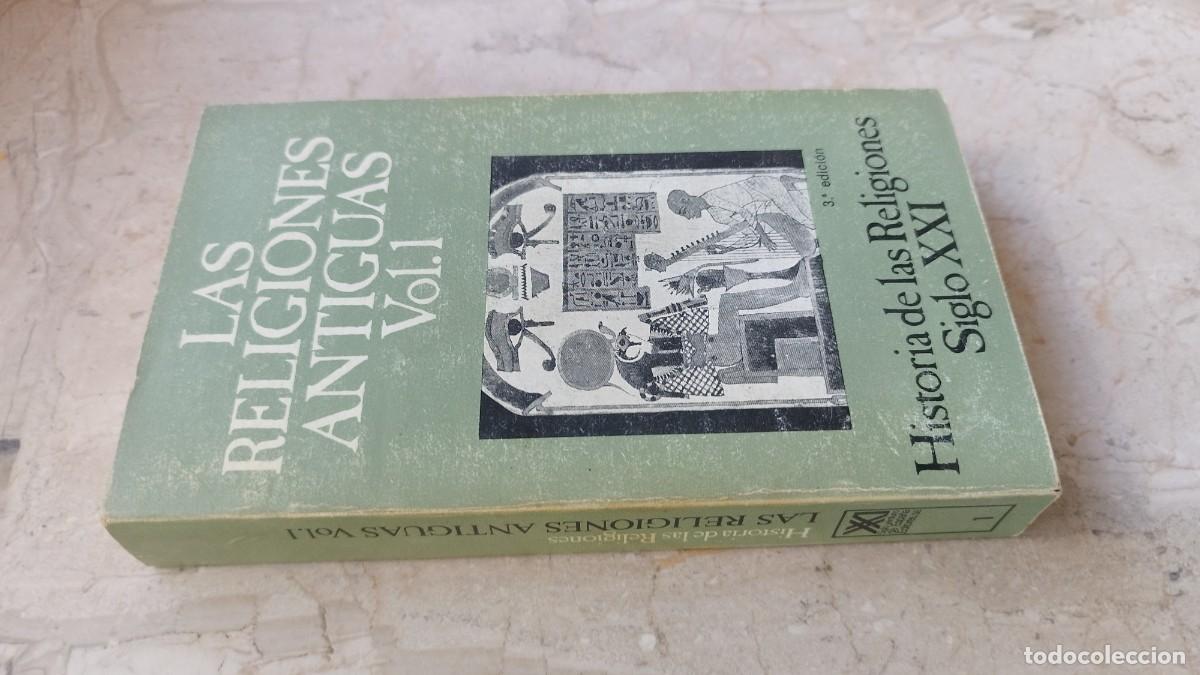 Libros de segunda mano: LAS RELIGIONES ANTIGUAS VOL 1 / HENRI CHARLES PUECH / GARA 123 / SIGLO XXI /