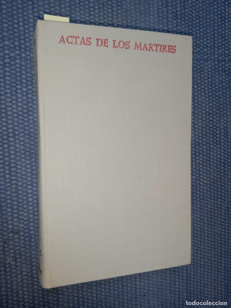 Libros de segunda mano: Ruiz Bueno, Daniel: Actas de los m&aacute;rtires