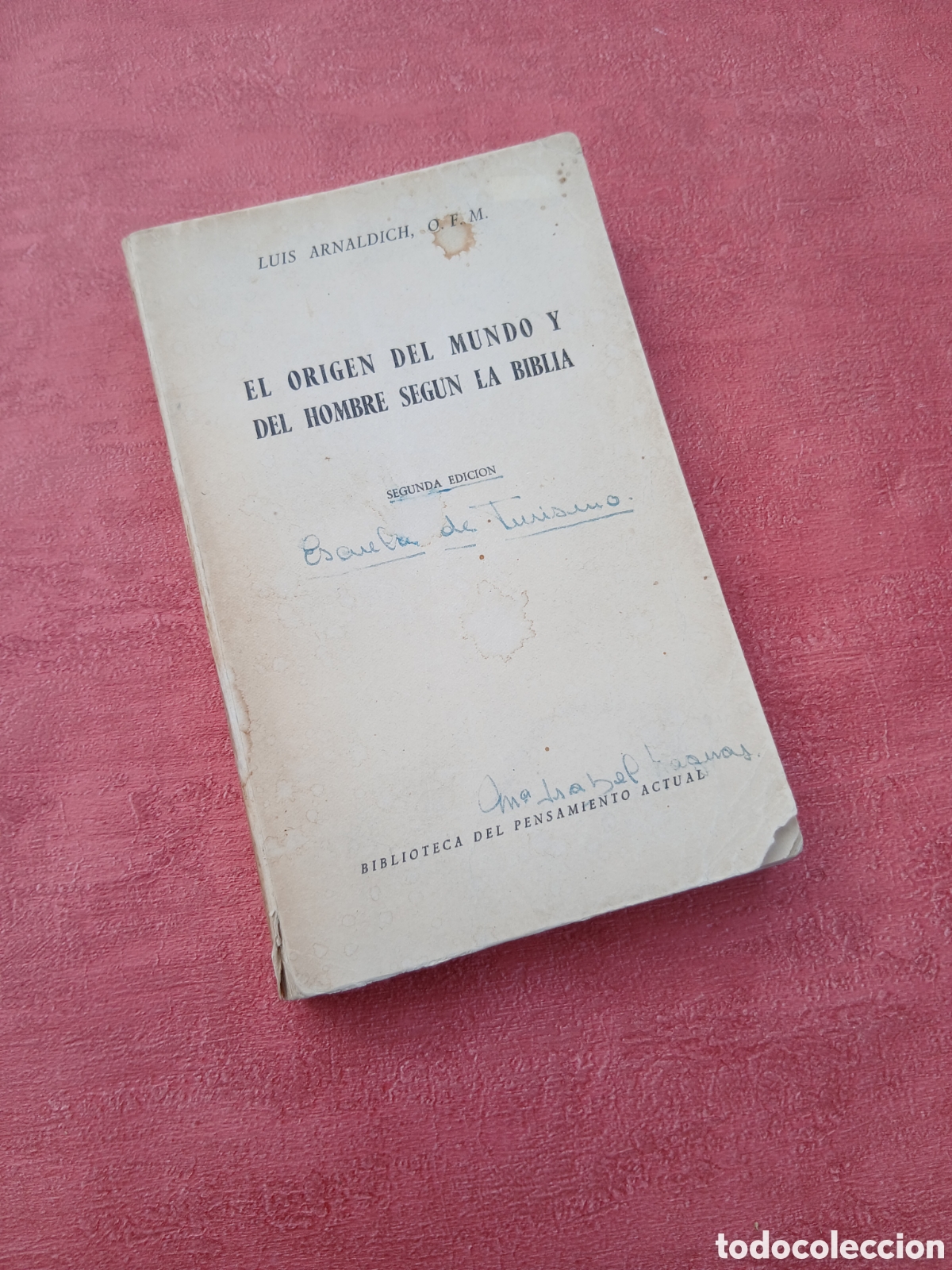 Libros de segunda mano: El origen del mundo y del hombre seg&uacute;n la biblia. Luis Arnaldich.