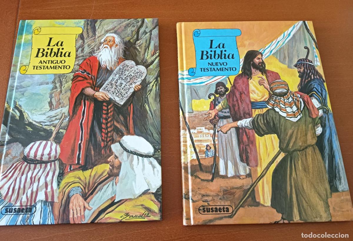 Libros de segunda mano: La Biblia Antiguo y Nuevo Testamento Completo 2 libros SUSAETA