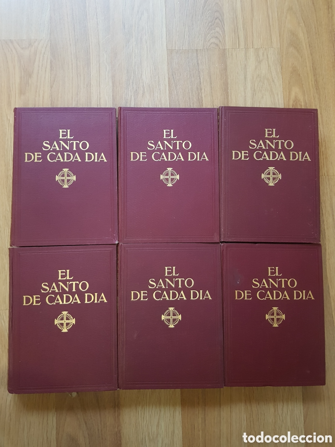 Libros de segunda mano: El santo de cada dia. Completa. 6 tomls. Ed. Luis vives