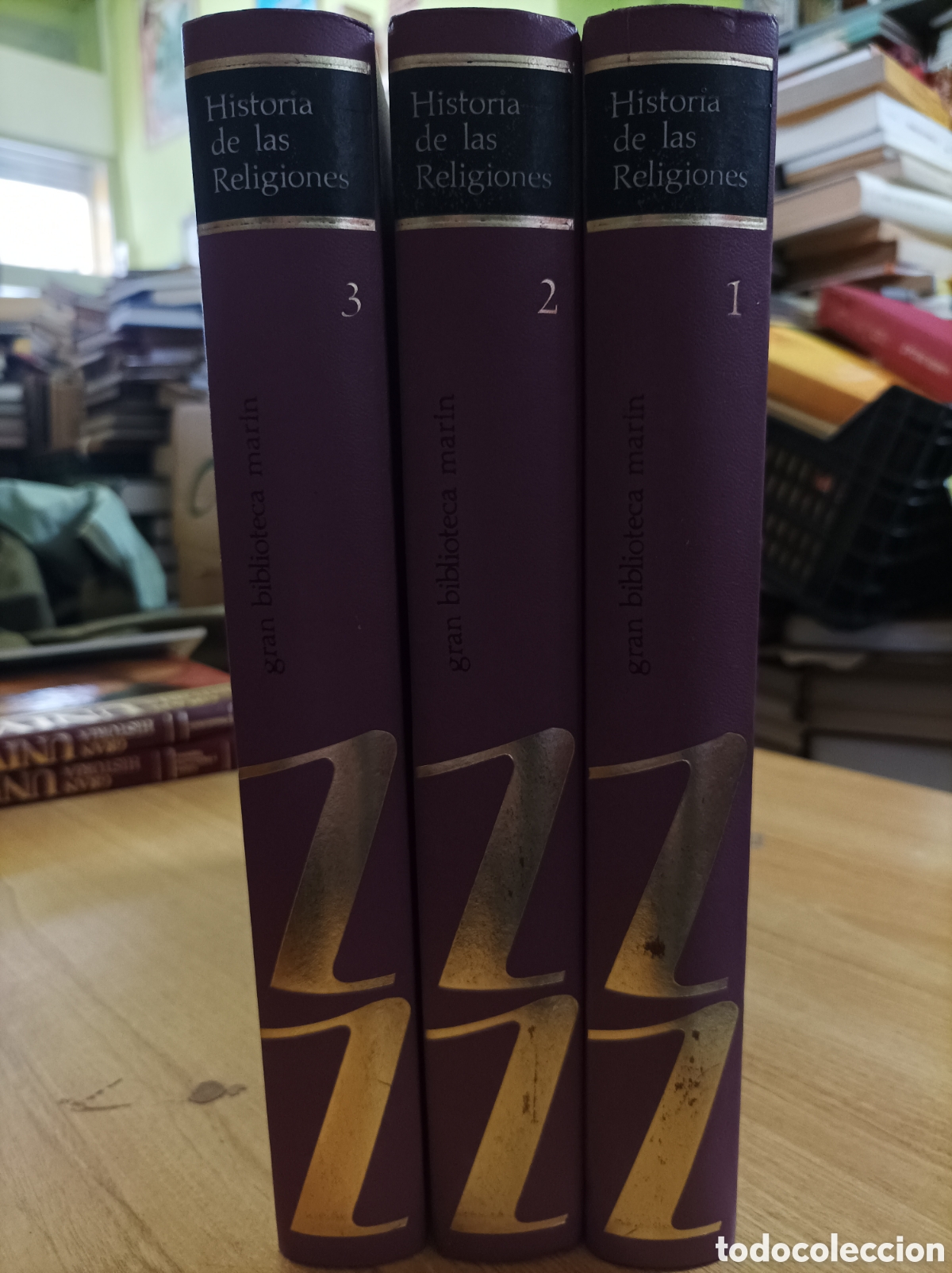 Libros de segunda mano: HISTORIA DE LAS RELIGIONES.3TOMOS .GRAN BIBLIOTECA MARIN.1971
