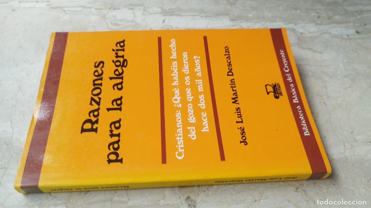 Libros de segunda mano: RAZONES PARA LA ALEGRIA / JOSE LUIS MARTIN DESCALZO / ZUX 24 / ATENAS