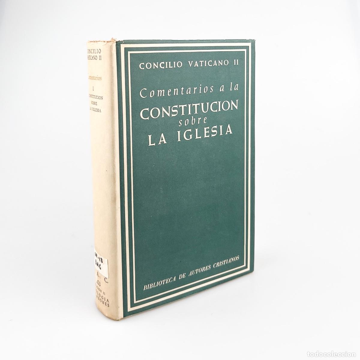 Libros de segunda mano: Comentarios a la Constituci&oacute;n sobre la Iglesia, Concilio Vaticano II
