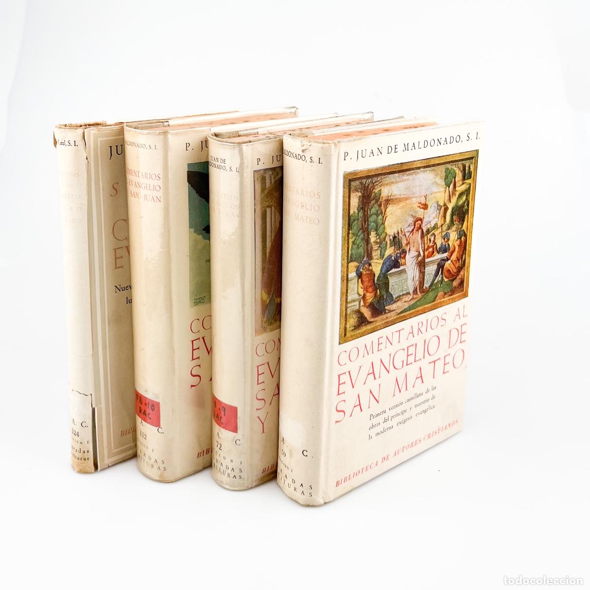 Libros de segunda mano: Comentarios a los Cuatro Evangel&iacute;os I,II,II, Andres Fernandez S.I. BAC