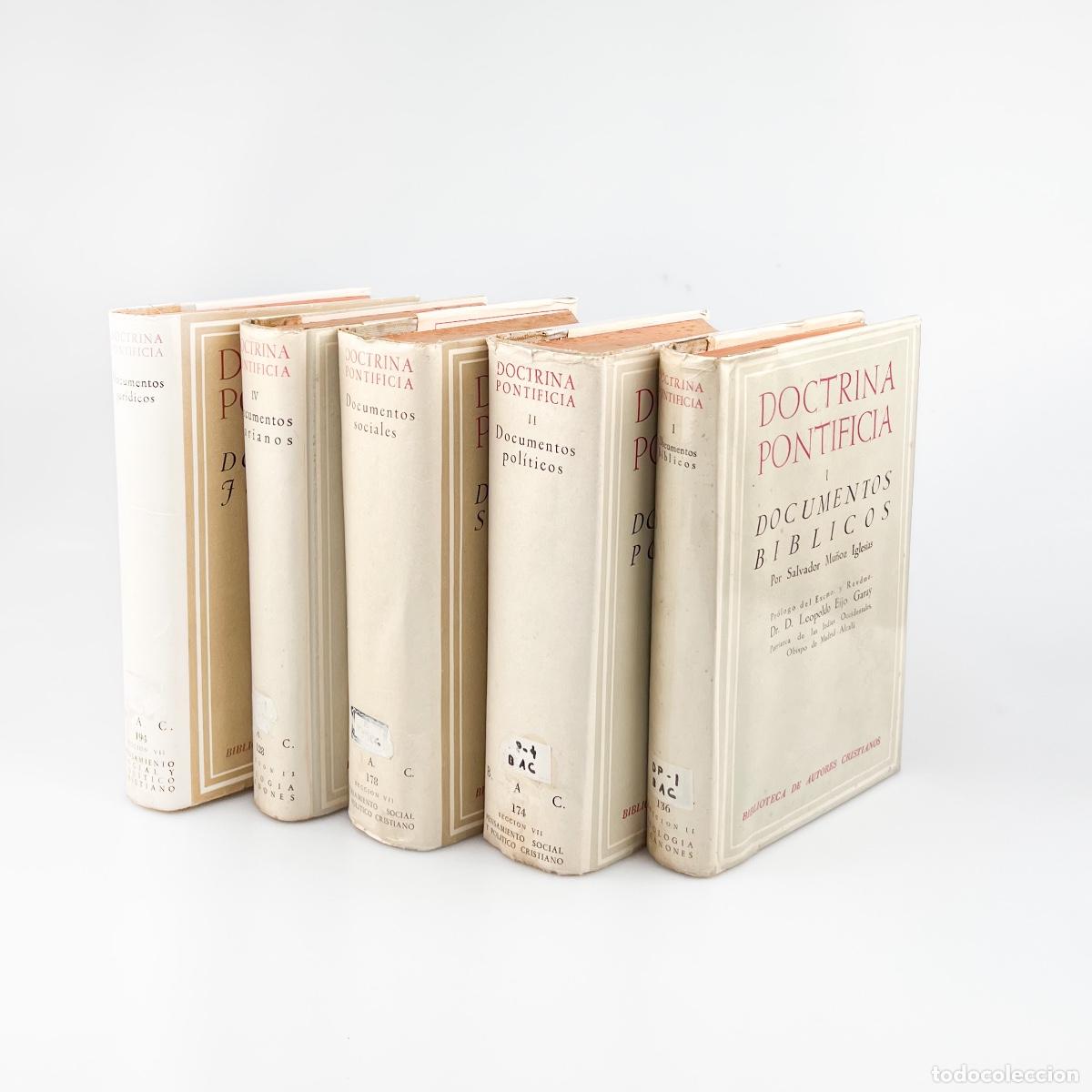 Libros de segunda mano: Doctrina Pontificia. 5 Tomos, Completo. BAC