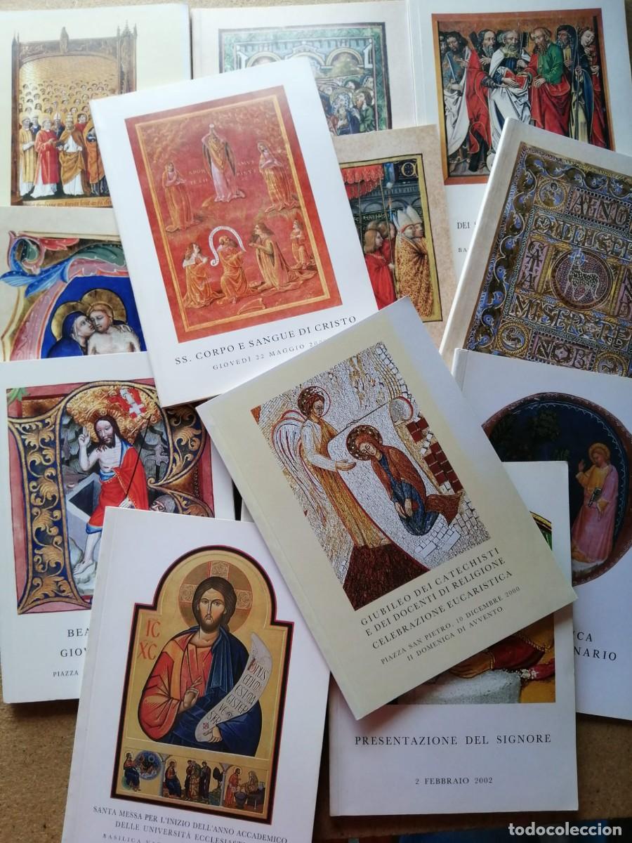 Libros de segunda mano: LOTE 13 LIBRITOS BASILICA VATICANA (ESCRITOS EN ITALIANO)