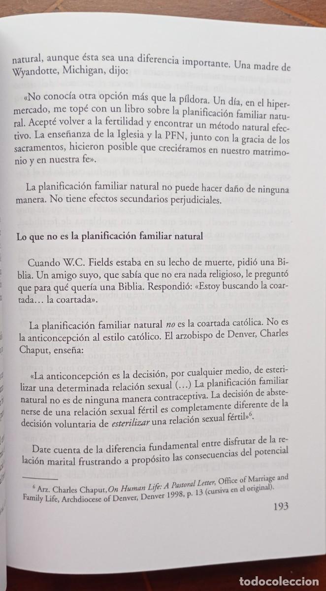 Libros de segunda mano: Kimberly Hahn EL AMOR QUE DA VIDA - Foto 2