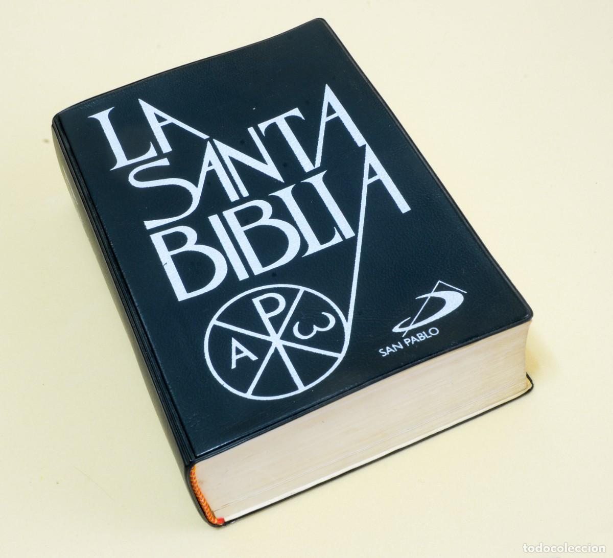 Libros de segunda mano: Santa Biblia traducida por el Dr. Evaristo Mart&iacute;n Nieto, Editorial San Pablo 13 EDICI&Oacute;N 1988