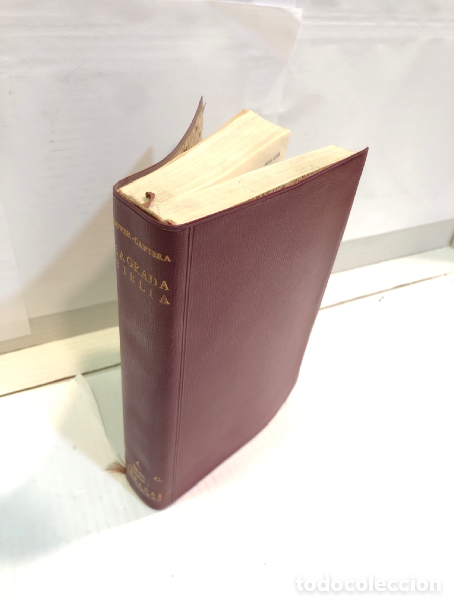Libros de segunda mano: Jos&eacute; Mar&iacute;a Bover y Francisco Cantera Burgos - Sagrada Biblia