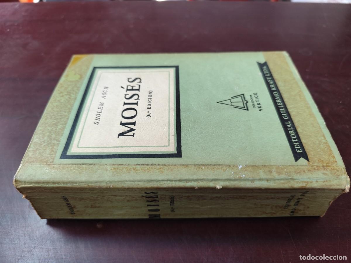 Libros de segunda mano: MOISES / SHOLEM ASCH / CJA424ROJA / KRAFT/cubierta en interior