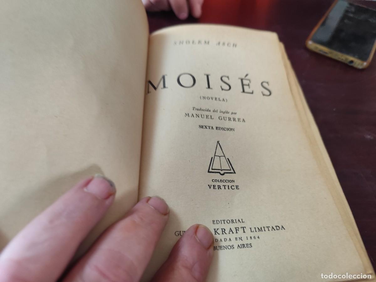 Libros de segunda mano: MOISES / SHOLEM ASCH / CJA424ROJA / KRAFT/cubierta en interior - Foto 7