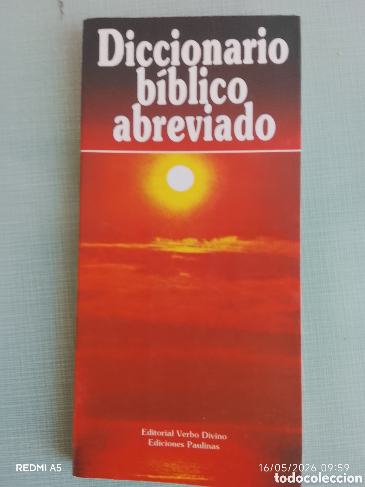 Libros de segunda mano: DICCIONARIO B&Iacute;BLICO ABREVIADO.Ediciones Paulinas.