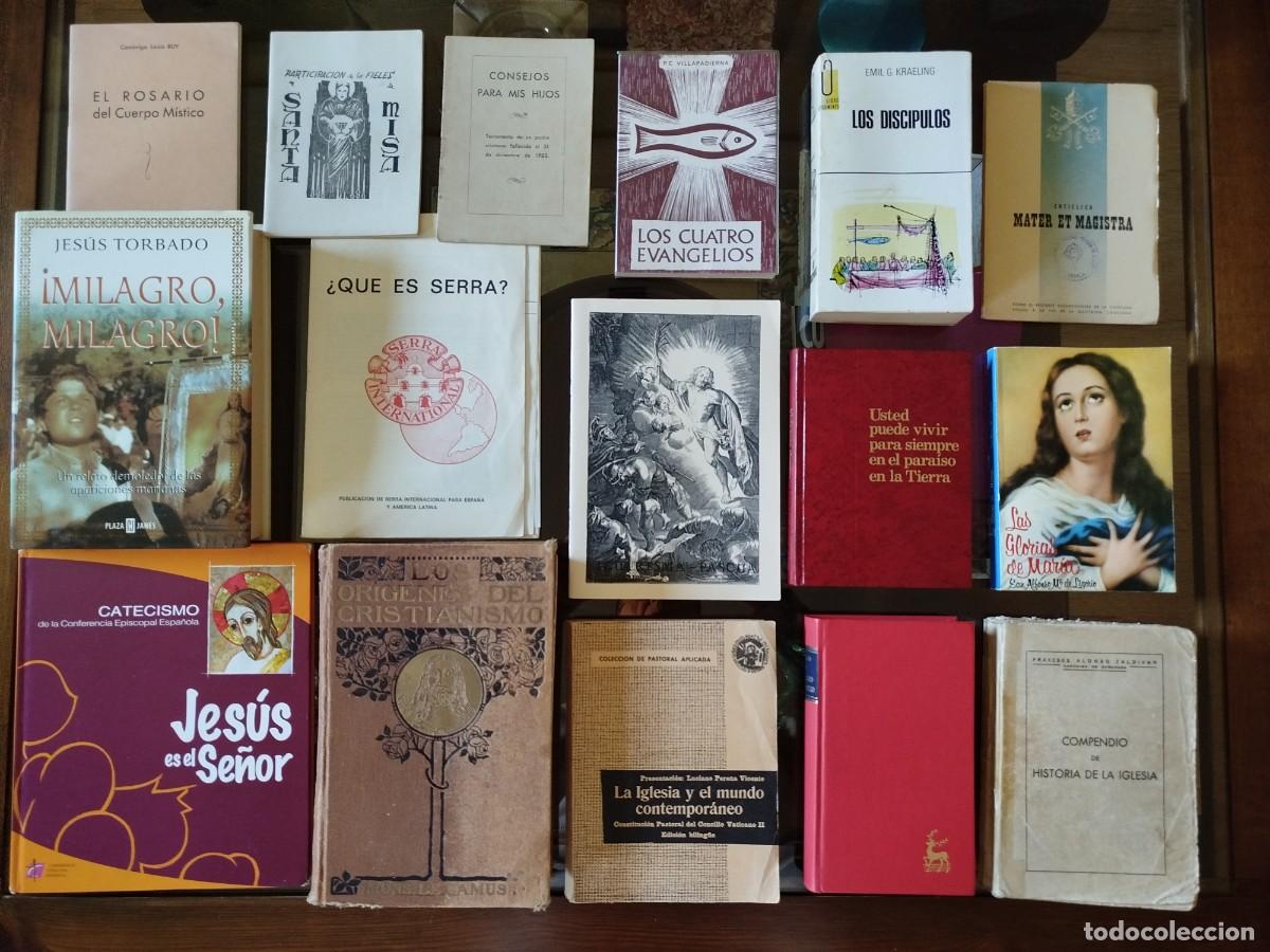Libros de segunda mano: Lote 16 libros tem&aacute;tica religiosa diversa