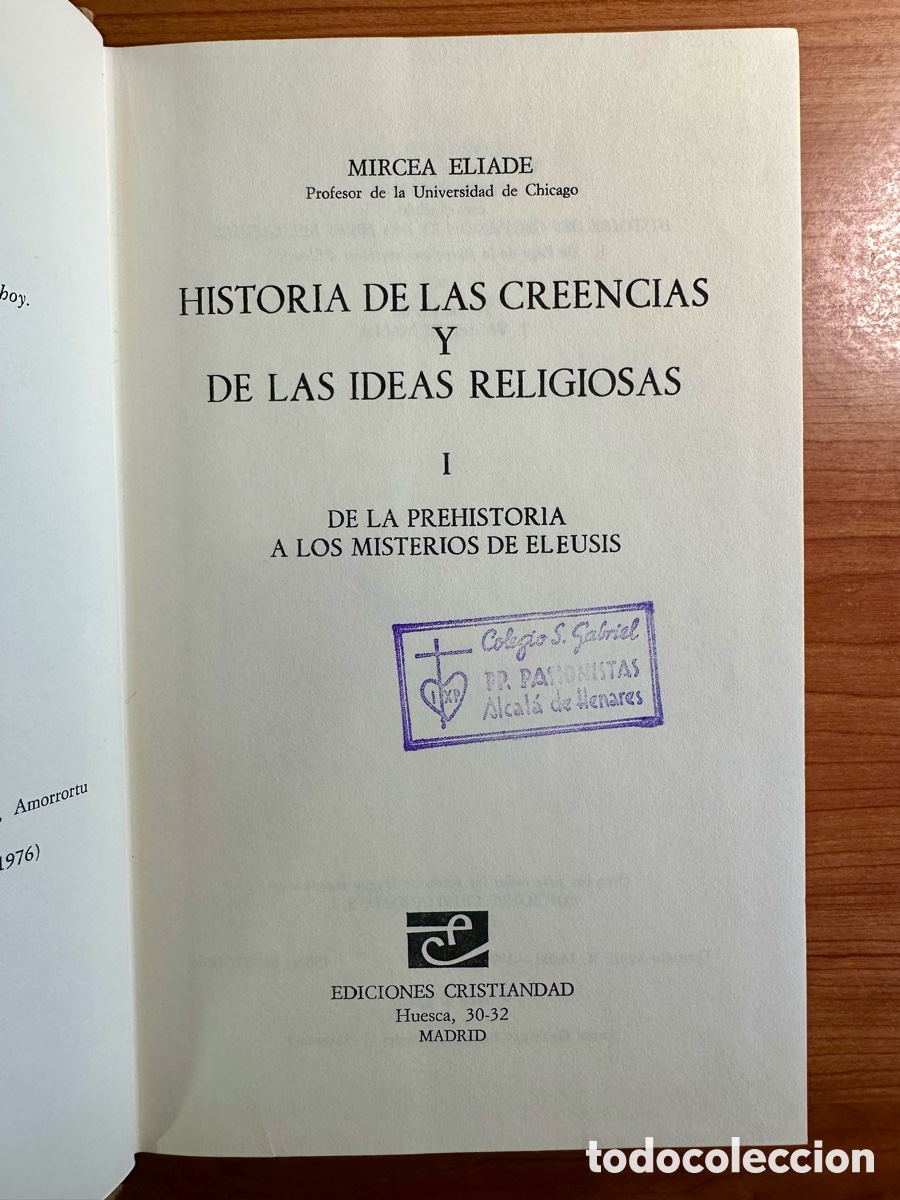 Libros de segunda mano: Historia de las creencias y las ideas religiosas (4 Tomos) - Mircea Eliade - Foto 5