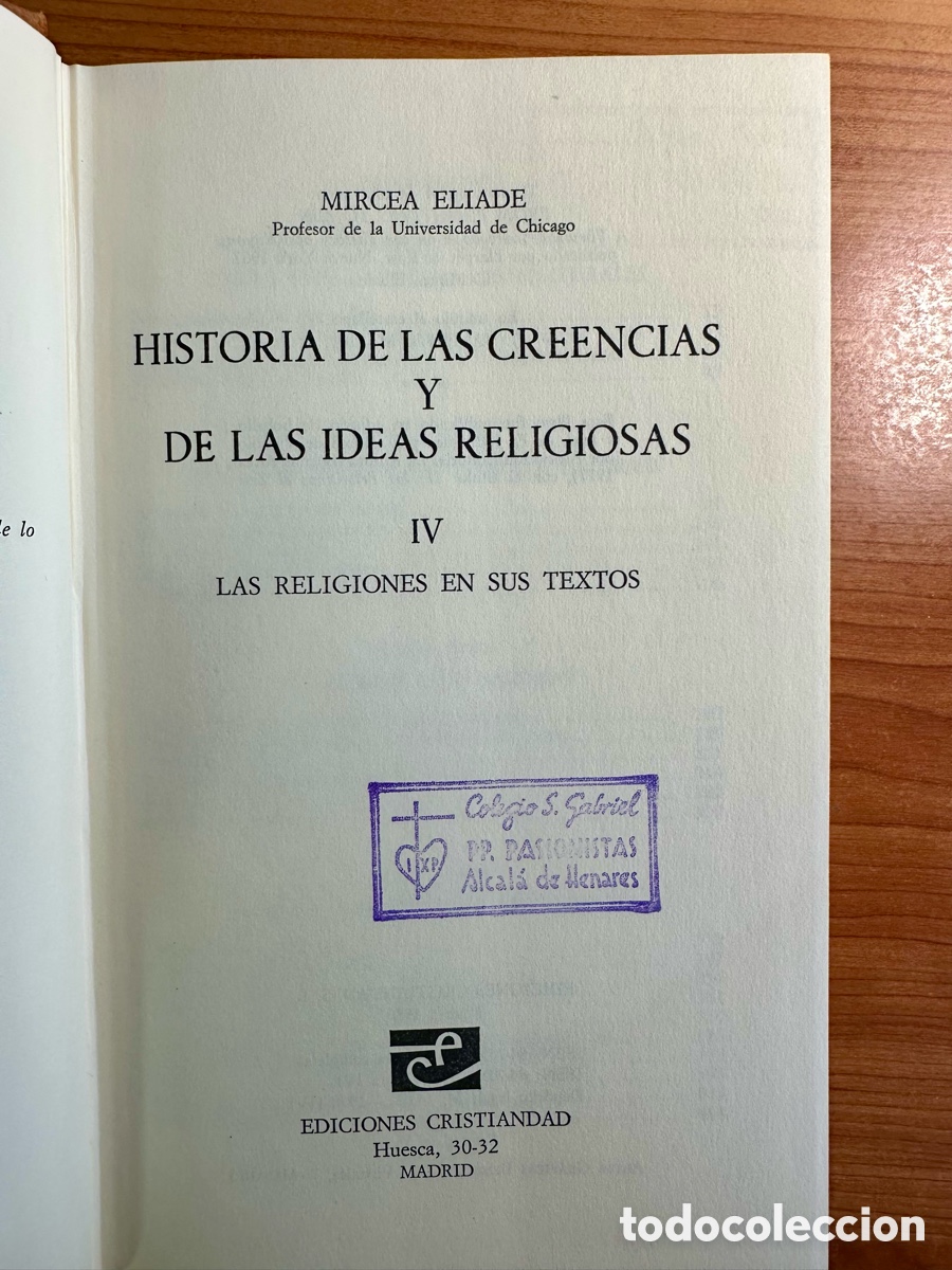 Libros de segunda mano: Historia de las creencias y las ideas religiosas (4 Tomos) - Mircea Eliade - Foto 15