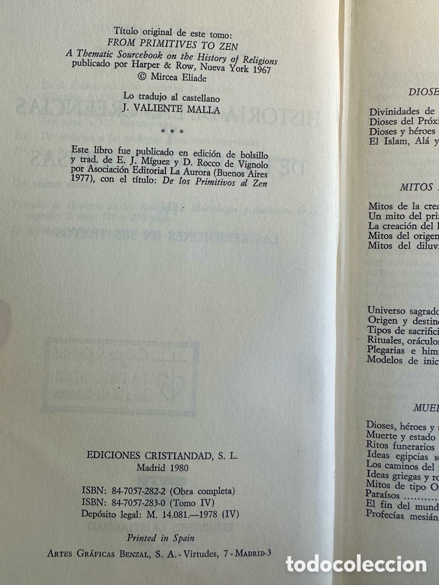 Libros de segunda mano: Historia de las creencias y las ideas religiosas (4 Tomos) - Mircea Eliade - Foto 17