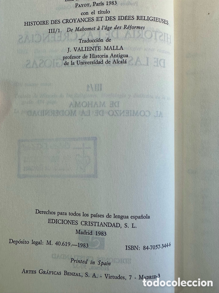 Libros de segunda mano: Historia de las creencias y las ideas religiosas (4 Tomos) - Mircea Eliade - Foto 18