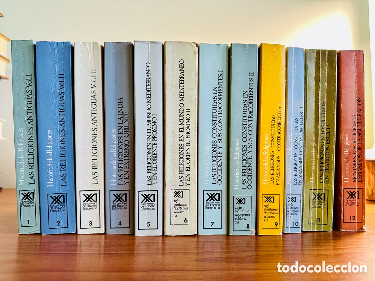 Libros de segunda mano: Historia de las Religiones (12 tomos) - Siglo XII