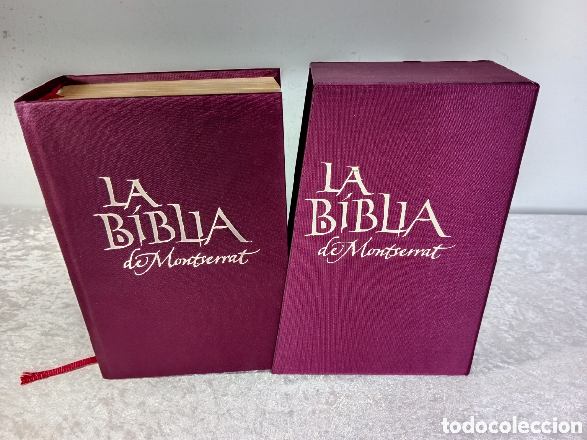 Libros de segunda mano: LA BIBLIA DE MONTSERRAT, (CATAL&Aacute;), PUBLICACI&Oacute;NS DE L'ABAD&Iacute;A DE MONTSERRAT, 2009, EDICI&Oacute; DE LUXE