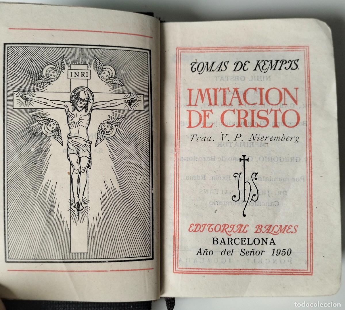 Gebrauchte B&uuml;cher: MINIATURA. KEMPIS. IMITACION CRISTO. ED. BALMES 1950