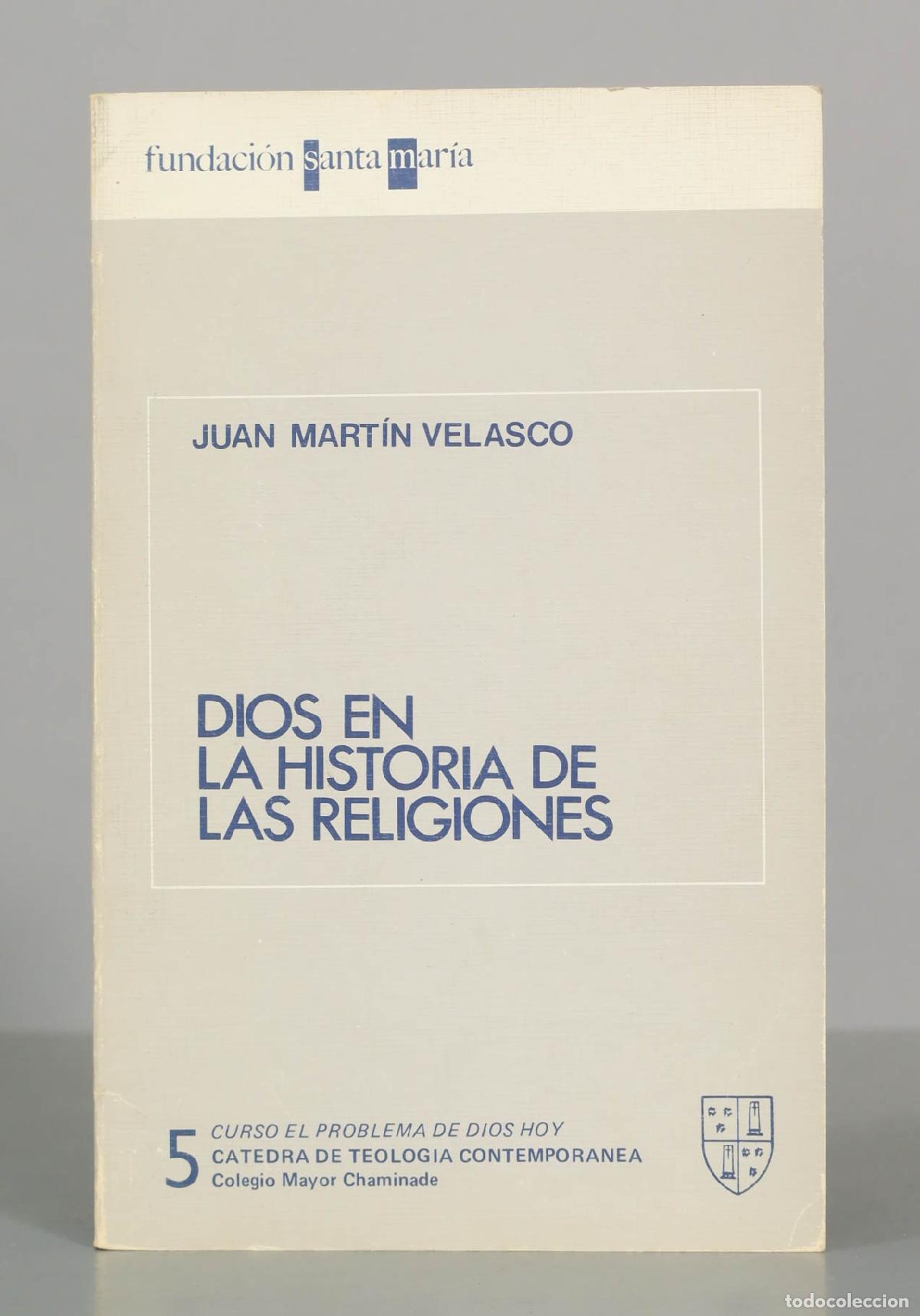 Libros de segunda mano: Dios en la historia de las religiones - Juan Mart&iacute;n Velasco - Fundaci&oacute;n Santa Mar&iacute;a