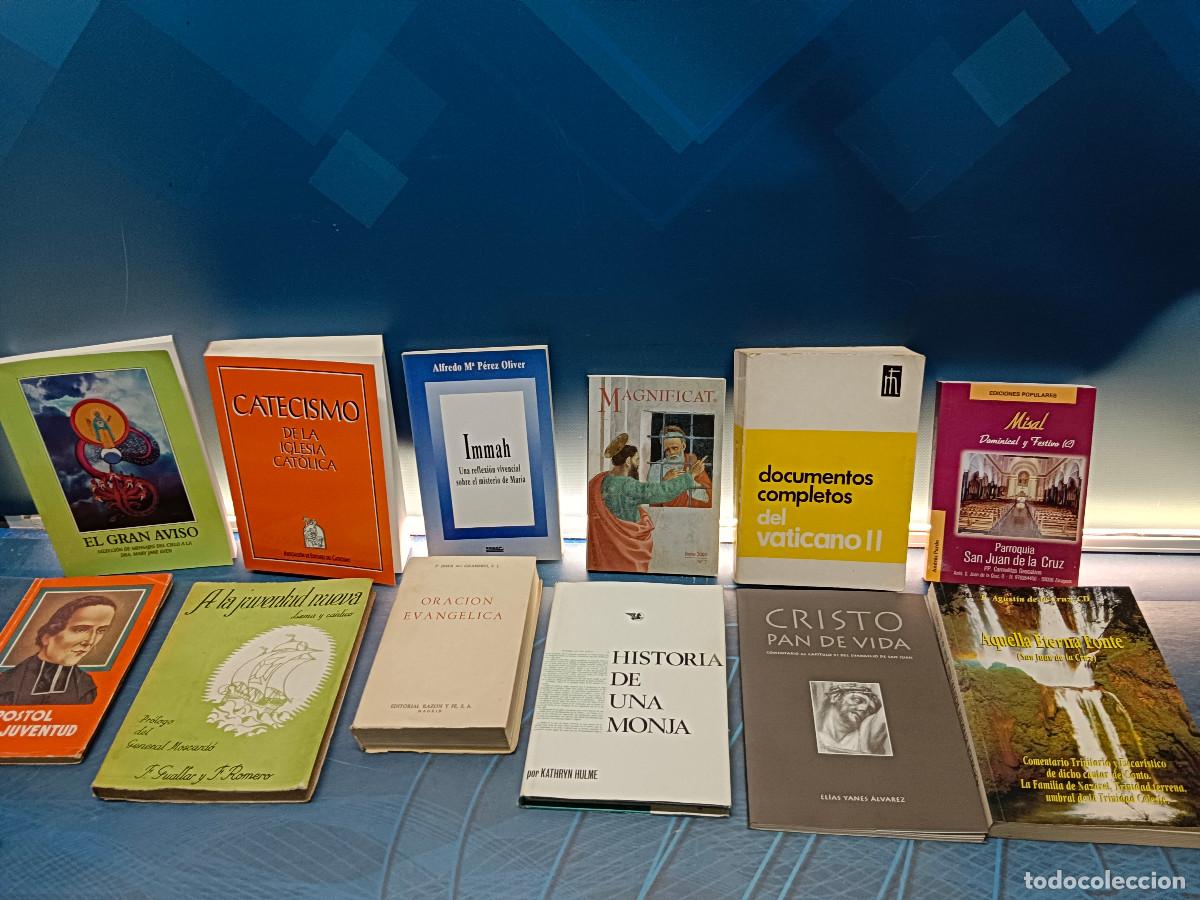 Libros de segunda mano: 12 libros, eclesi&aacute;sticos, religiosos, diferentes editoriales