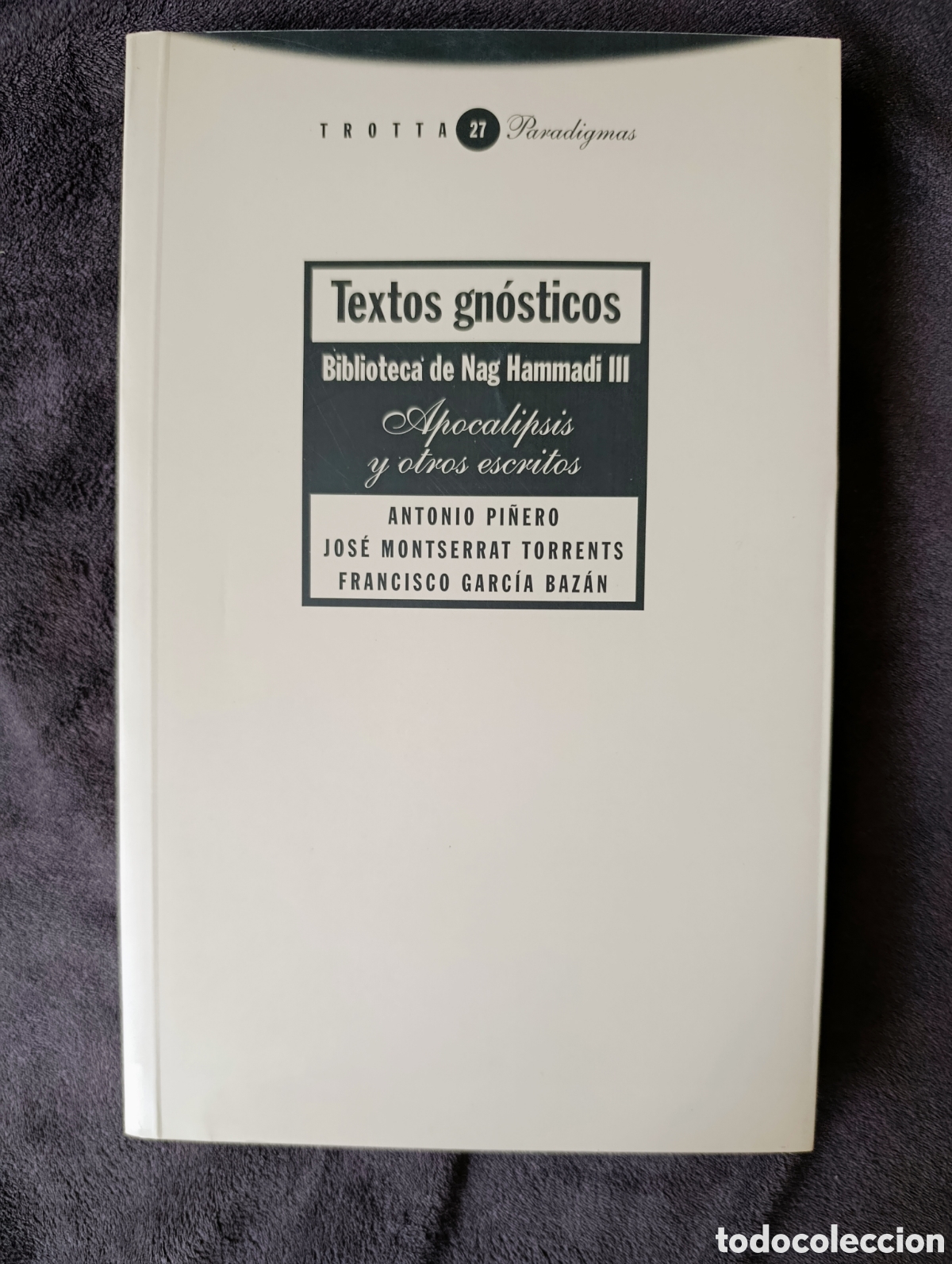 Libros de segunda mano: Textos gn&oacute;sticos biblioteca de Nag Hamadi III Apocalipsis y otros escritos