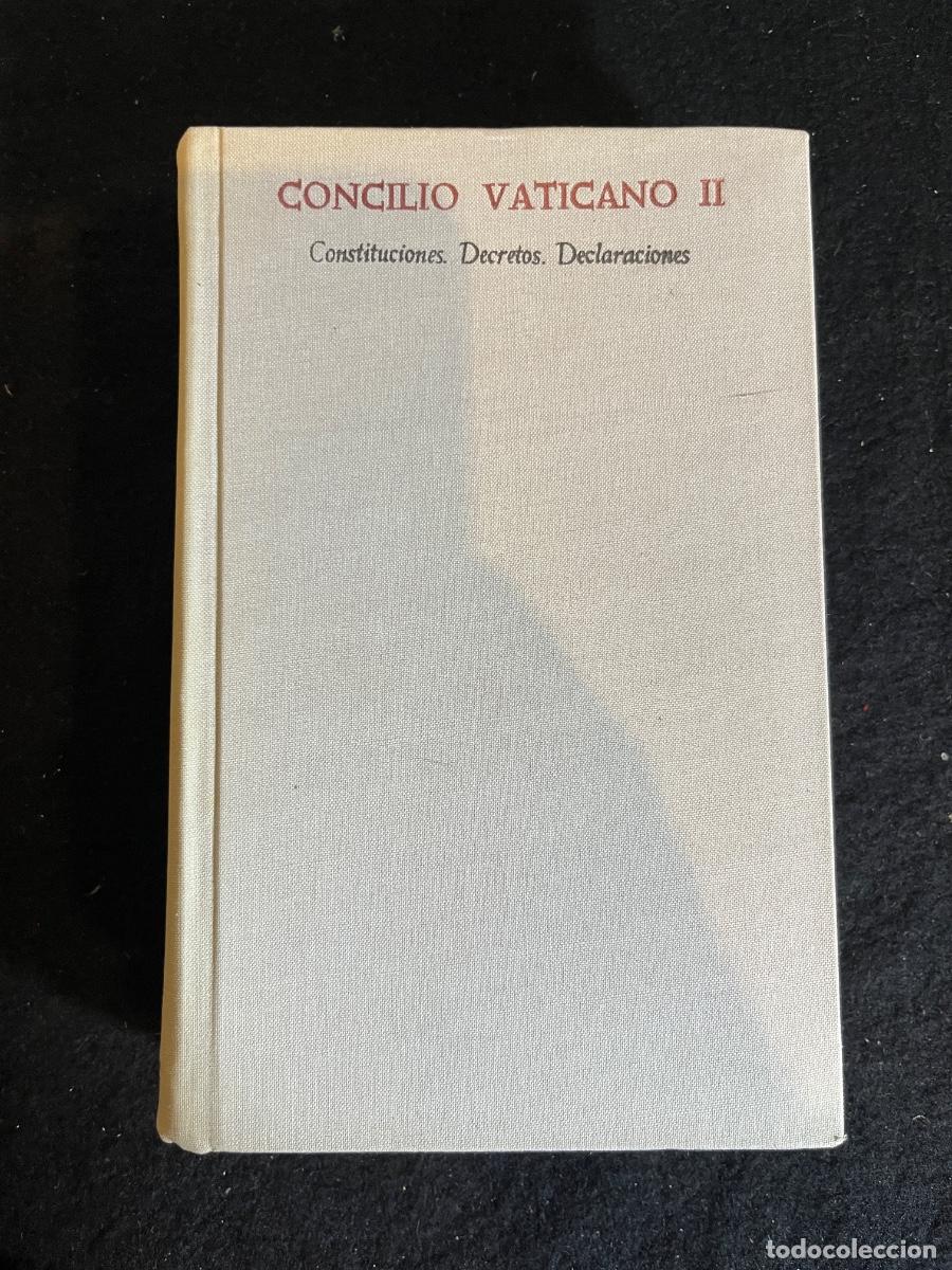 Libros de segunda mano: Concilio Vaticano II BAC 1967 constituciones decretos declaraciones legislaci&oacute;n posconciliar