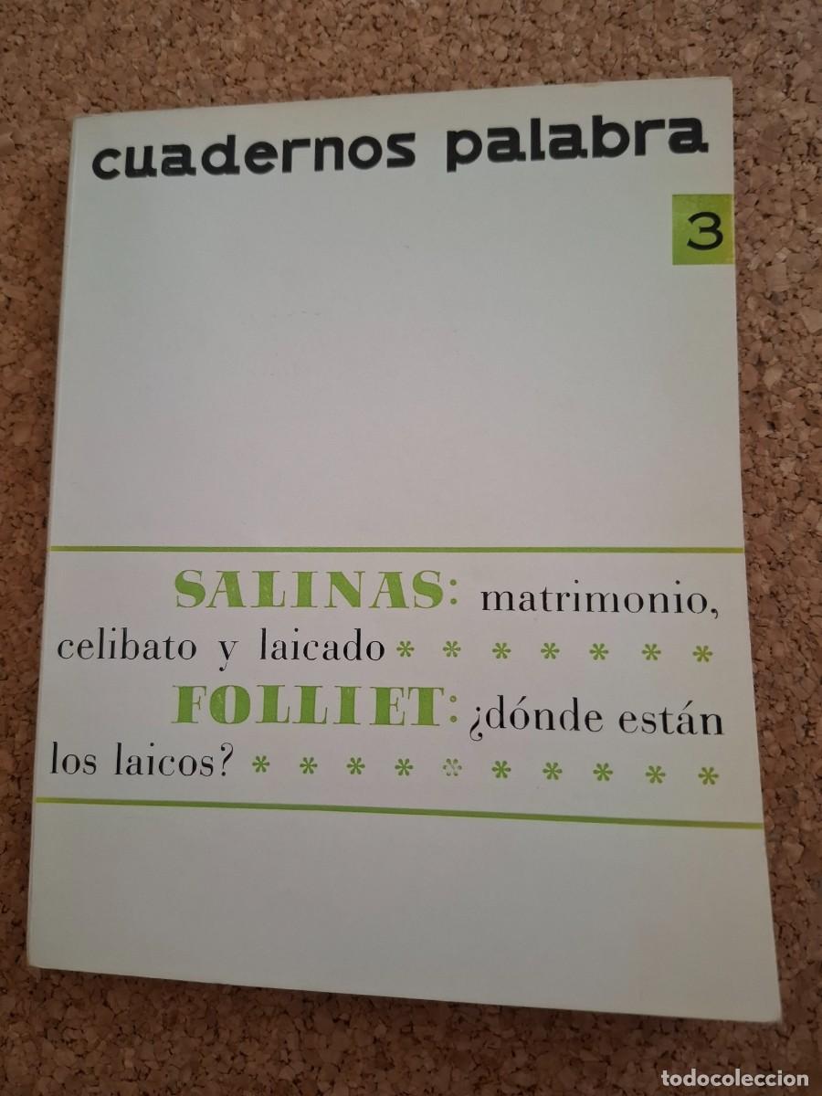 Libros de segunda mano: Matrimonio,celibato y laicado: Salinas - &iquest;donde est&aacute;n los laicos?:Folliet- 1966