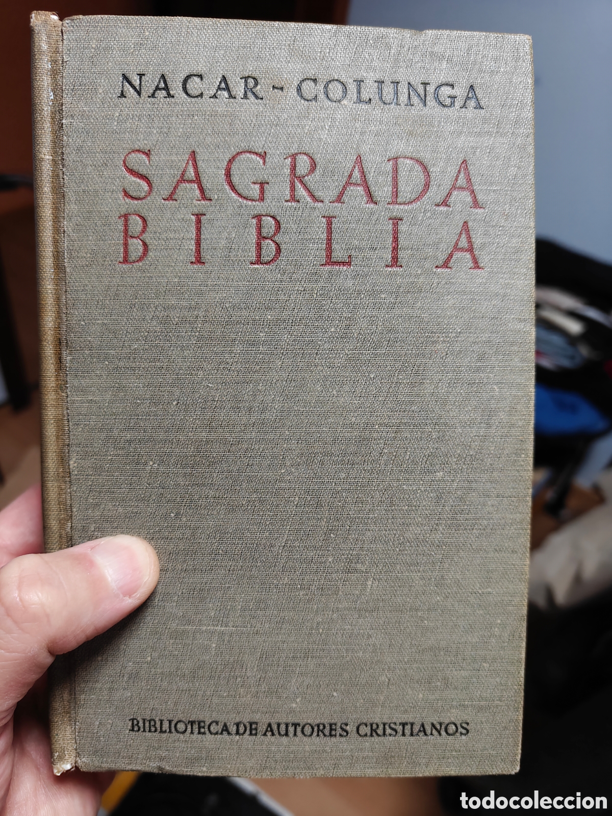 Libros de segunda mano: Sagrada Biblia N&aacute;car Colunga 1944 , 1&ordf; edicion