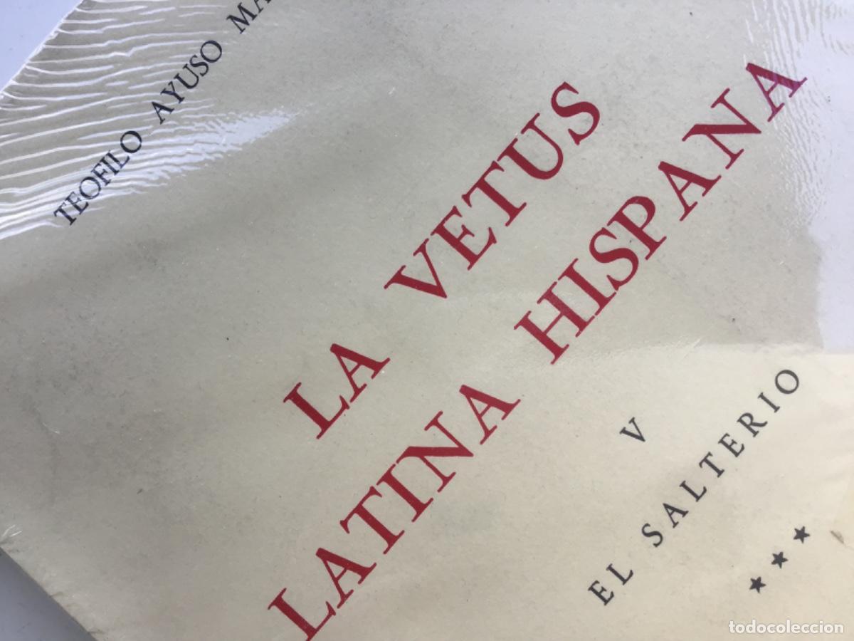 Libros de segunda mano: LA VETUS LATINA HISPANA &middot; TOMO V EL SALTERIO &middot; TEOFILO AYUSO MARAZUELA ISBN 978-84-00-02555-7 #S0259