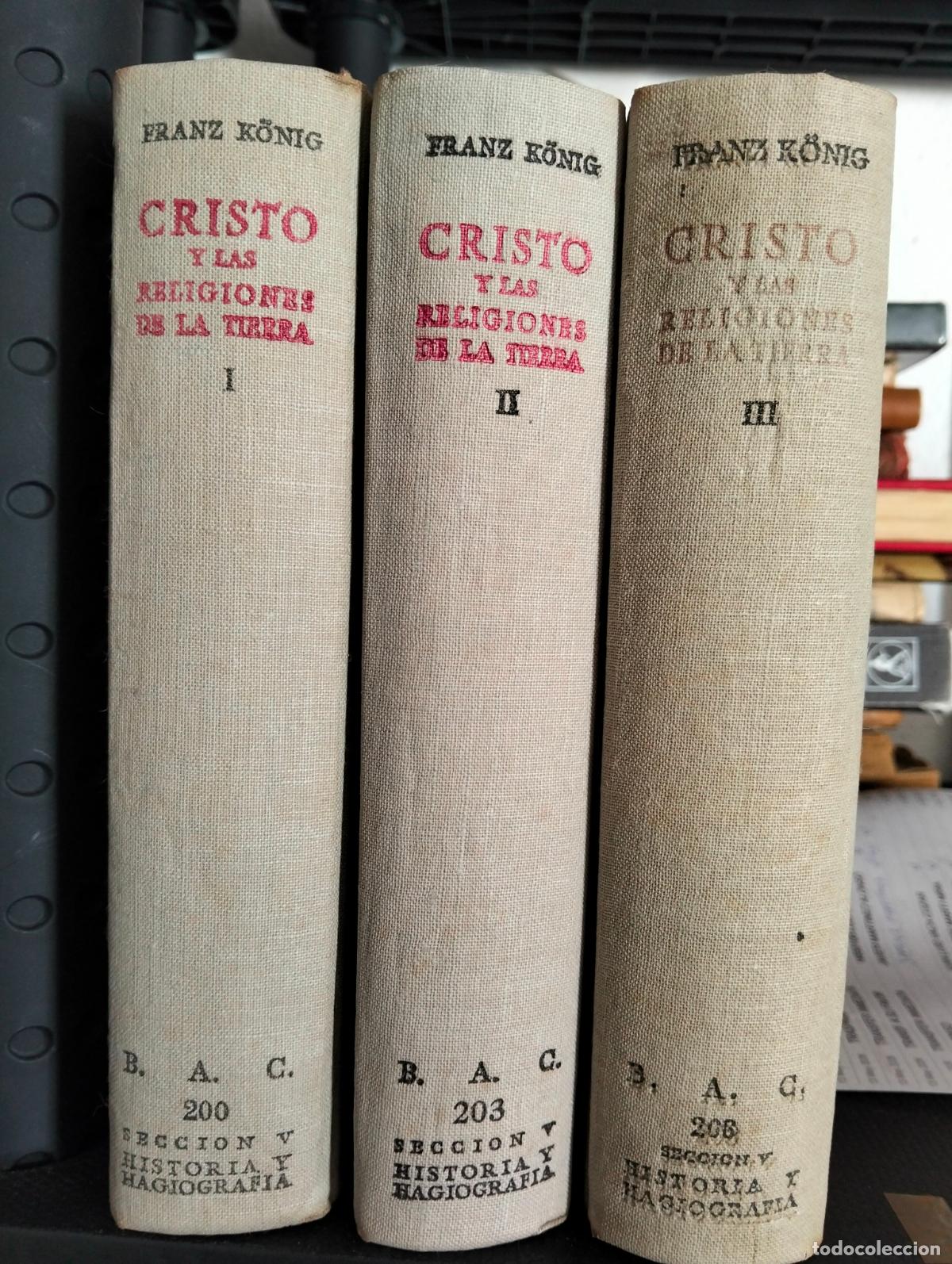 Libros de segunda mano: Ensayo. Cristo y las Religiones de la Tierra. ed. BAC, 1956 Completo. VISITA MI CATALOGO L55
