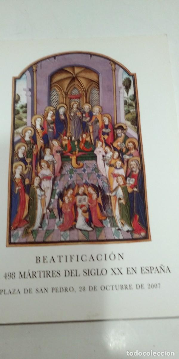 Libros de segunda mano: Beatificaci&oacute;n de 498 m&aacute;rtires del siglo XX en Espa&ntilde;a